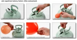 Butla z helem jednorazowa na 20 balonów HELIUM KIT 0,15m3