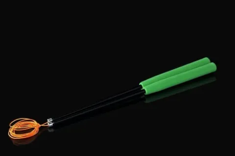 Carbon 41cm kije diabolo kolor ZIELONY Henry`s