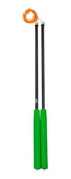 Carbon 41cm kije diabolo kolor ZIELONY Henry`s