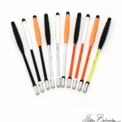 Carbon 34cm kije do diabolo Tony Frebourg kolor CZARNY (rękojeść) / BIAŁY Mr Babache