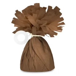 Ciężarek do balonów CUKIEREK papierowy 140g brązowy