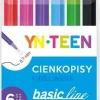 Cienkopisy Basic Line 6 kolorów