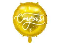 Congrats! Gratulacje balon foliowy 45 cm