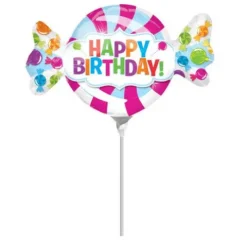 Cukierek HAPPY BIRTHDAY balon foliowy Anagram 14''