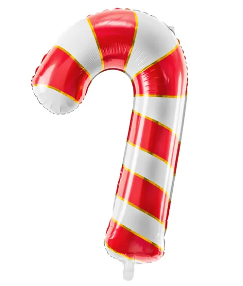 Cukrowa laska balon foliowy świąteczny 50x82 cm