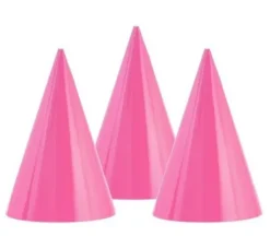 Czapeczka papierowa 1szt gładka jednokolorowa