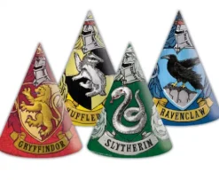 Czapeczki papierowe Harry Potter Hogwarts 6 szt.