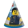 Czapeczki papierowe Lego City 6 szt.