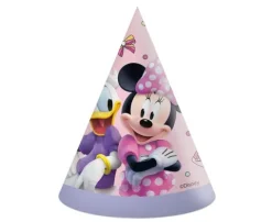 Czapeczki papierowe Myszka MINNIE JUNIOR 6 szt.