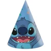 Czapeczki papierowe Stitch kolorowe 6 szt.