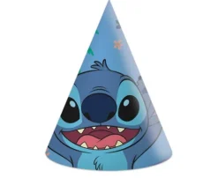 Czapeczki papierowe Stitch kolorowe 6 szt.