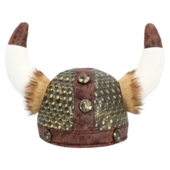 Czapka hełm wikinga z rogami