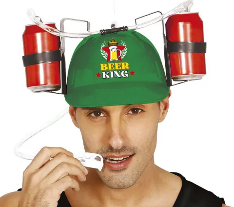 Czapka kask imprezowicza BEER KING