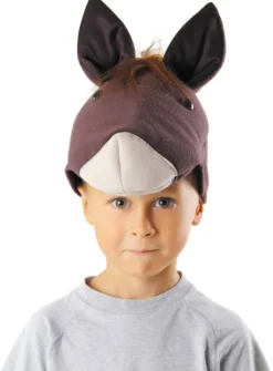 Czapka Koń Konik brązowy