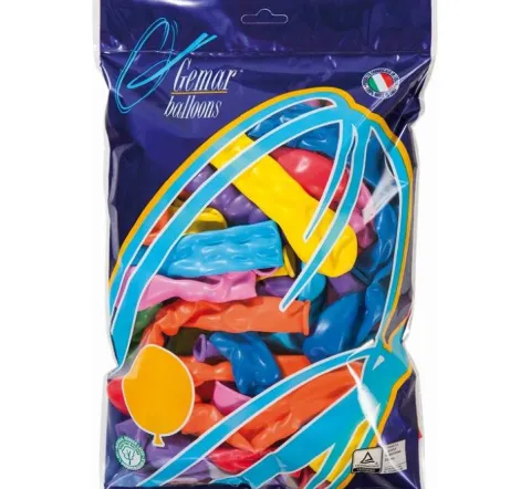 DŻDŻOWNICA MIX 50szt Gemar balony
