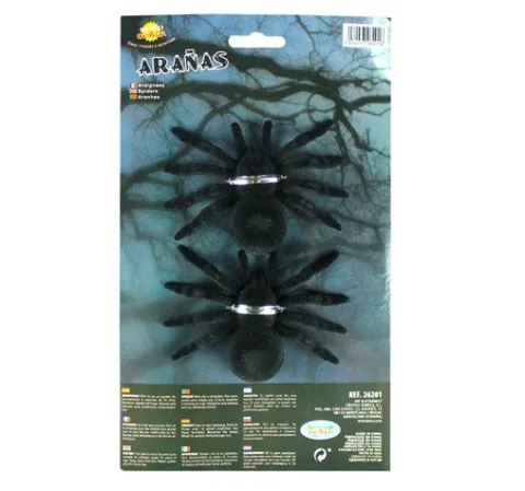 Dekoracja Pająki 10 cm 2 szt