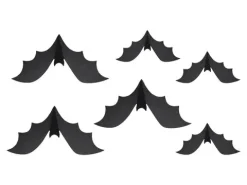 Dekoracja papierowa Nietoperze 6 szt. Halloween
