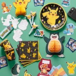 Dekoracja papierowa - figurki Pokemon 7 szt.