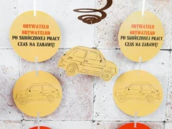Dekoracja wisząca łańcuszek PRL