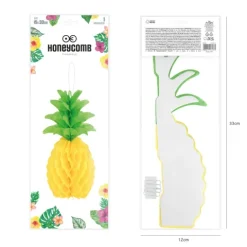 Dekoracja wisząca honeycomb Ananas 1 szt.