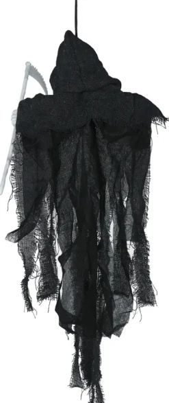 Dekoracja wisząca Kościotrup szkielet z kosą halloween 50 cm