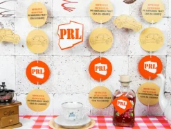 Dekoracja wisząca świderki PRL 6 szt.