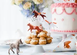 Dekoracje do muffinek pikery Konie 6 szt.