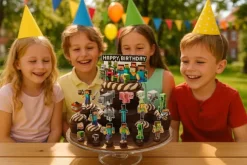 Dekoracje do muffinek pikery DIY Minecraft 13 szt.