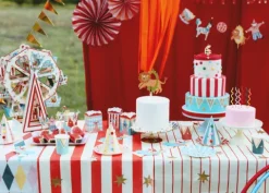 Dekoracje do muffinek pikery CYRK 6 szt.