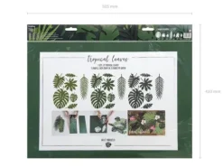 Dekoracje palma Aloha liście tropikalne MIX 21 szt