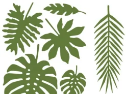 Dekoracje palma Aloha liście tropikalne MIX 21 szt