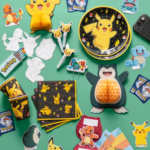 Dekoracje wiszące Honeycomb Pokemon 3D 3 szt.