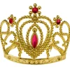 Diadem księżniczki złoty czerwonymi rubinami