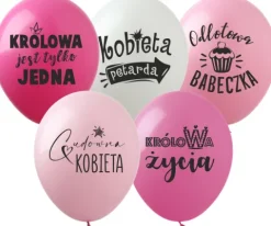 DLA KOBIETY balon gumowy z nadrukiem 1 szt.