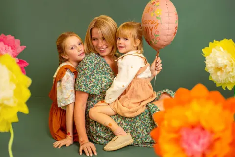 Dla kochanej Mamy balon foliowy okrągły 45 cm
