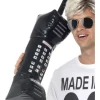 Dmuchany Telefon komórka retro czarny 76 cm