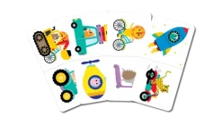 DOMINO POJAZDY GRA EDUKACYJNA KAPITAN NAUKA