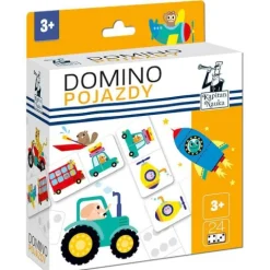 DOMINO POJAZDY GRA EDUKACYJNA KAPITAN NAUKA