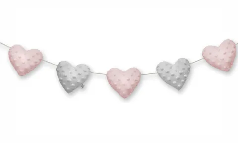 Dream Pillows girlanda pluszowa AKSON serca