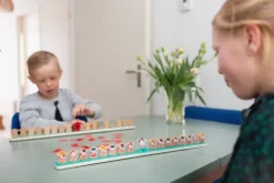 Drewniana gra logiczna Zgadnij która krówka BS Toys