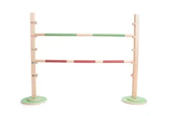 Drewniana gra sportowa Skok przez płotki BS Toys