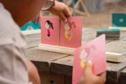 Drewniana gra sportowa Zgadnij co ćwiczę BS Toys