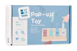 Drewniana gra zręcznościowa patyczki Pop-up BS Toys