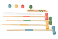 Drewniany zestaw do Krokieta BS Toys
