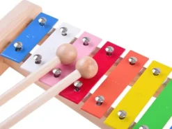 Drewniany zestaw instrumentów muzycznych 4w1