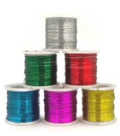 Druciki dekoracyjne aluminiowe 3m mix kolorów 6 szt.