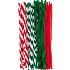 Druciki kreatywne świąteczne kolory 30 cm 80 szt.