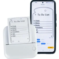 Drukarka mini termiczna do zdjęć notatek kieszonkowa bluetooth