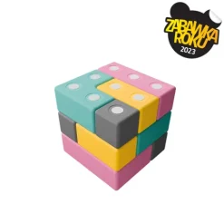 Duże klocki piankowe magnetyczne TUKI zestaw BUILDER 12 elementów