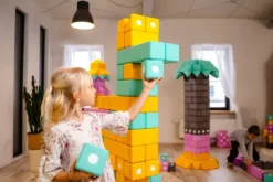 Duże klocki piankowe magnetyczne TUKI zestaw SMART 30 elementów
